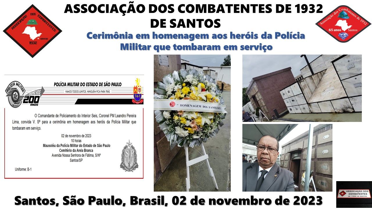 Homenagem aos Heróis da Polícia Militar que tombaram em serviço