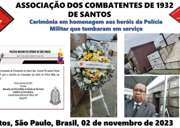 Homenagem aos Heróis da Polícia Militar que tombaram em serviço